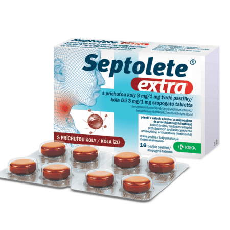 SEPTOLETE Extra s príchuťou kola 16 ks