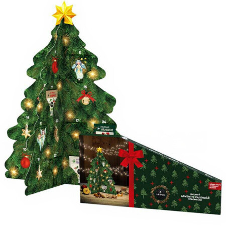 LEROS Bylinný adventný kalendár stromček 5 set