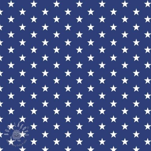 Bavlnená látka Petit stars cobalt