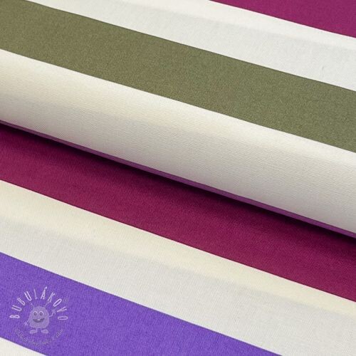 Dekoračná látka Stripes multicolour design A