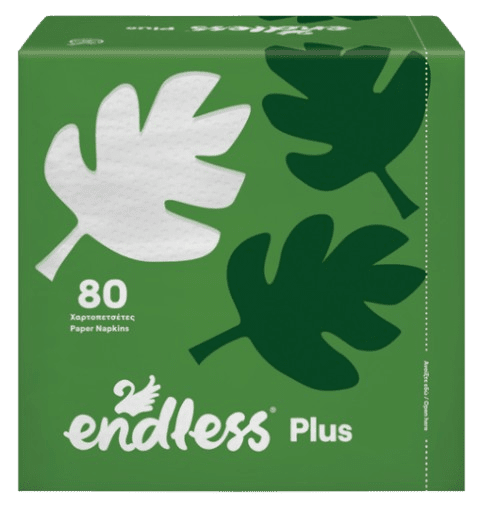 ENDLESS PLUS - Jednovrstvové papierové utierky (80 ks)