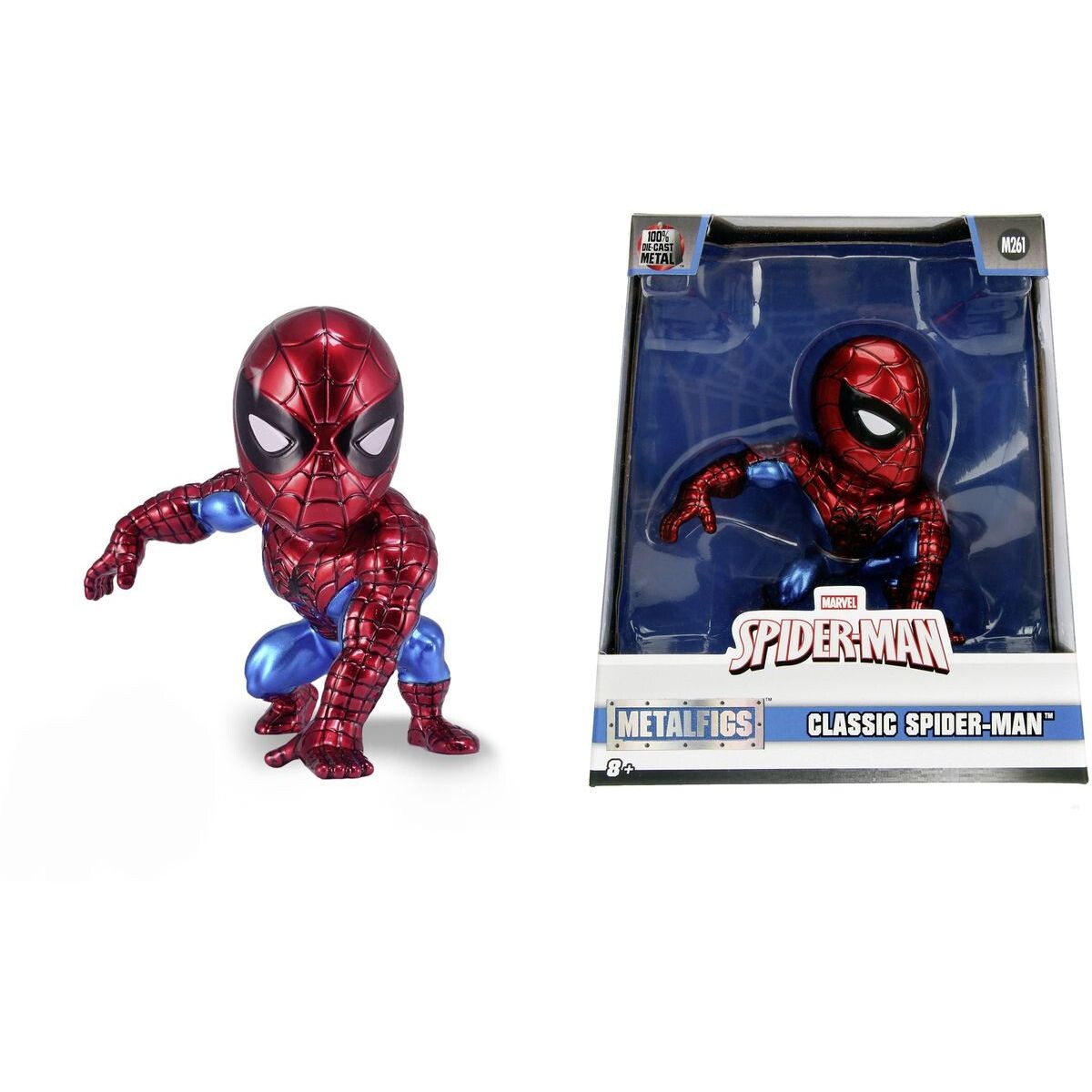 Jada Marvel Classic Spiderman figúrka 4 palca