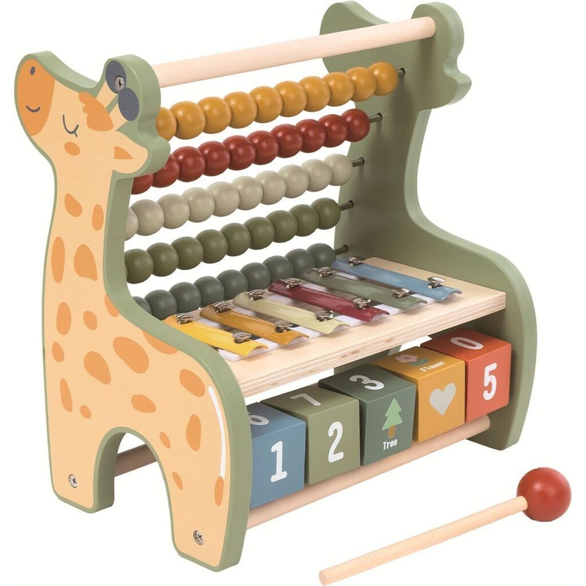 2Kids Toys Multifunkčné počítadlo Žirafa