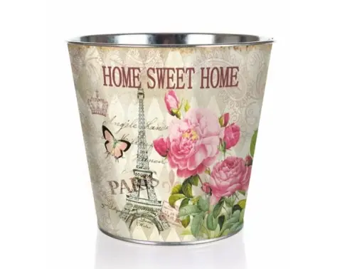 Dekoratívny kvetináč Home Sweet, 12x11,5 cm%