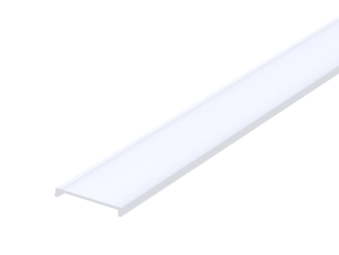 LED Solution Nacvakávací difúzor pre nástenný profil N7 Vyberte variantu a dĺžku: Mliečný difúzor 1m 191307