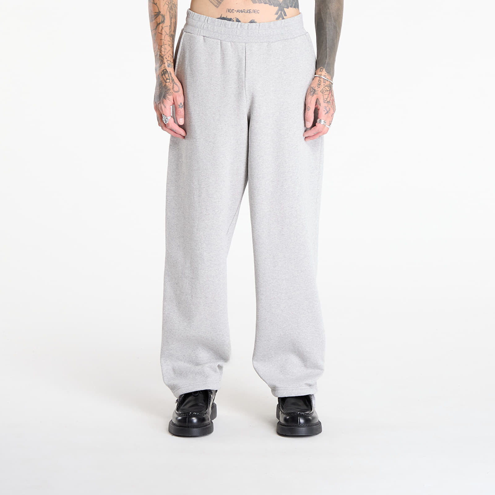 Tepláky Dime Cursive Small Logo Sweatpants Heather Gray M