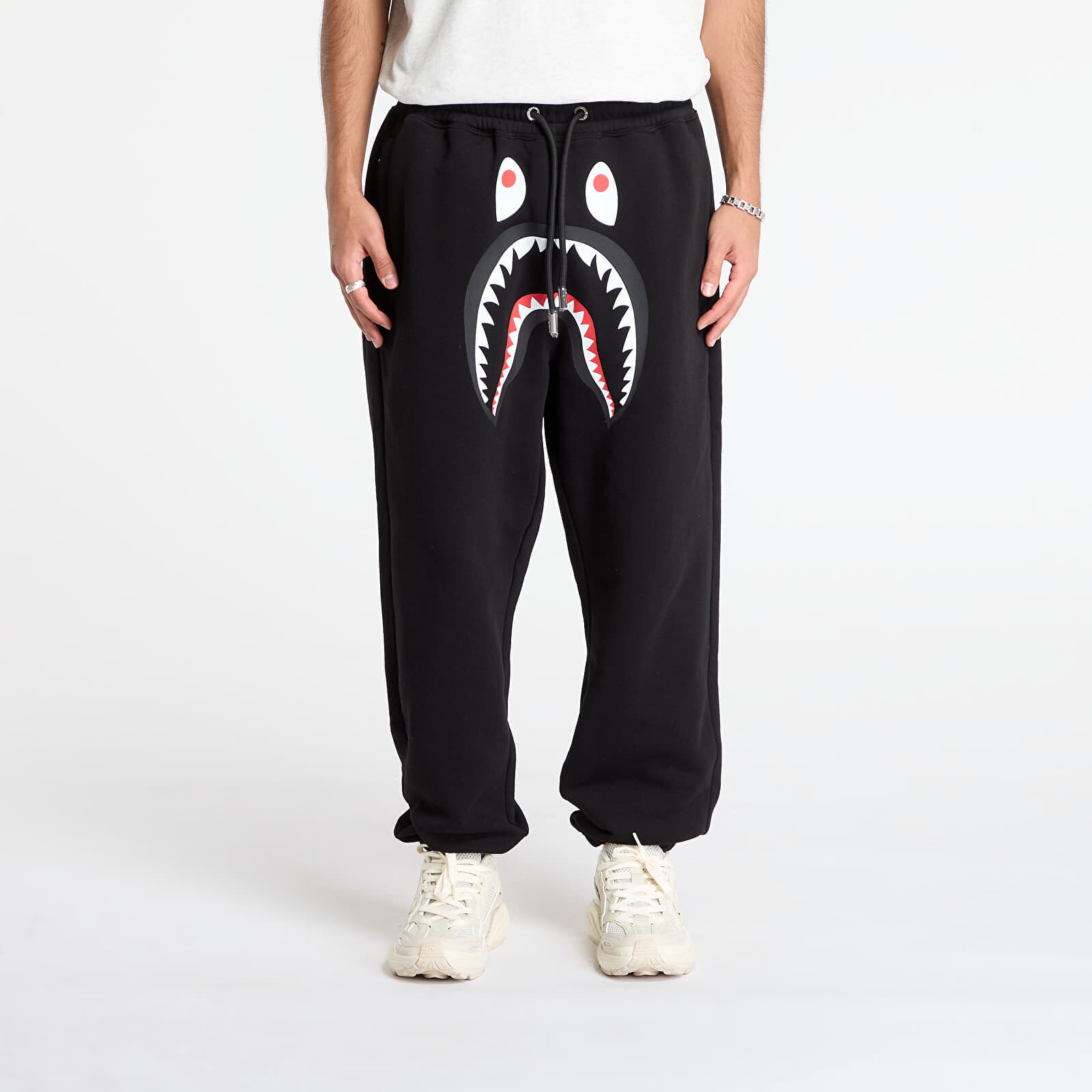 Tepláky A BATHING APE Shark Relaxed Fit Sweat Pants Black L
