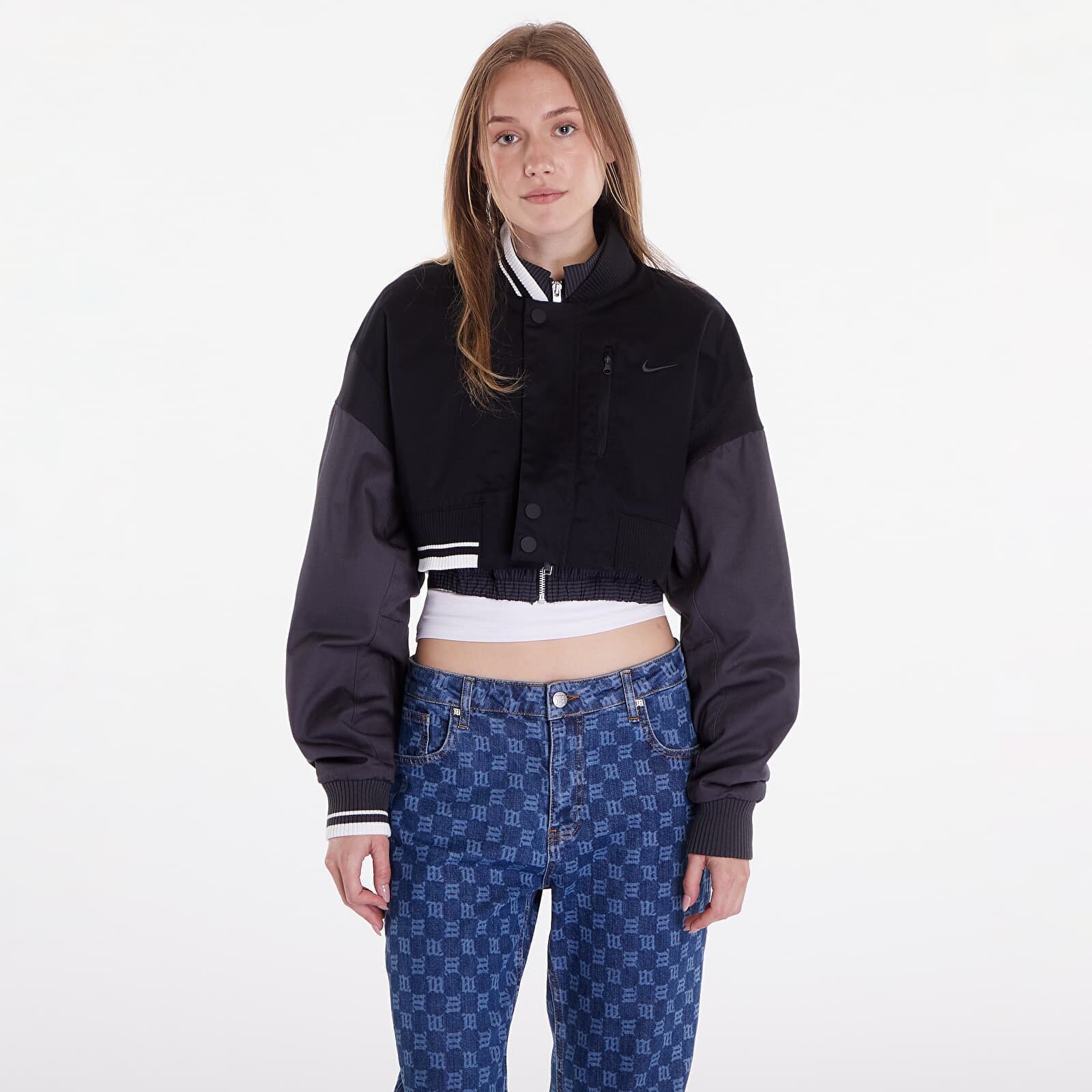 Bunda Nike Sportswear Women's Canvas Destroyer Jacket Black/ Anthracite/ Anthracite L