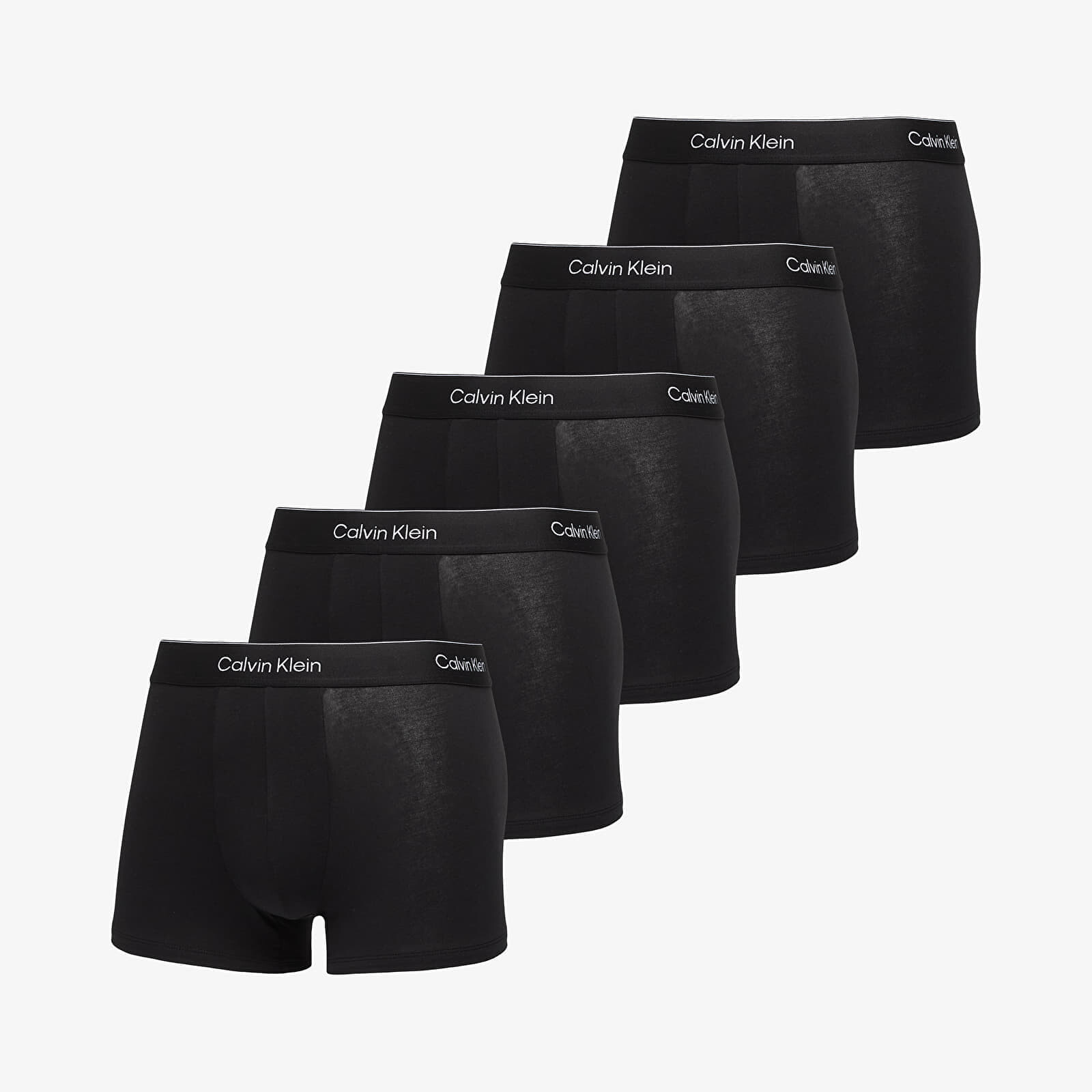 Boxerky Calvin Klein Icon Cotton Stretch Trunk 5-Pack Black XL
