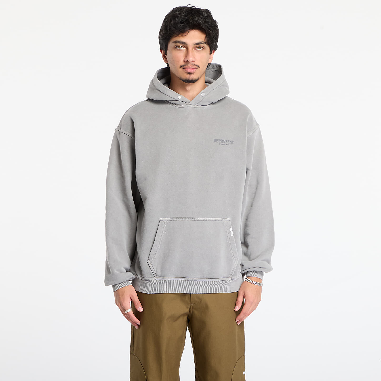 Mikina REPRESENT Represent Owners Club Hoodie Ultimate Grey XXL