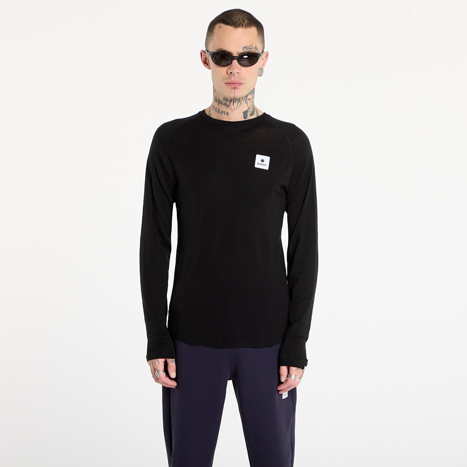 Tričko SAYSKY Merino 165 Base Layer Long Sleeve Black M