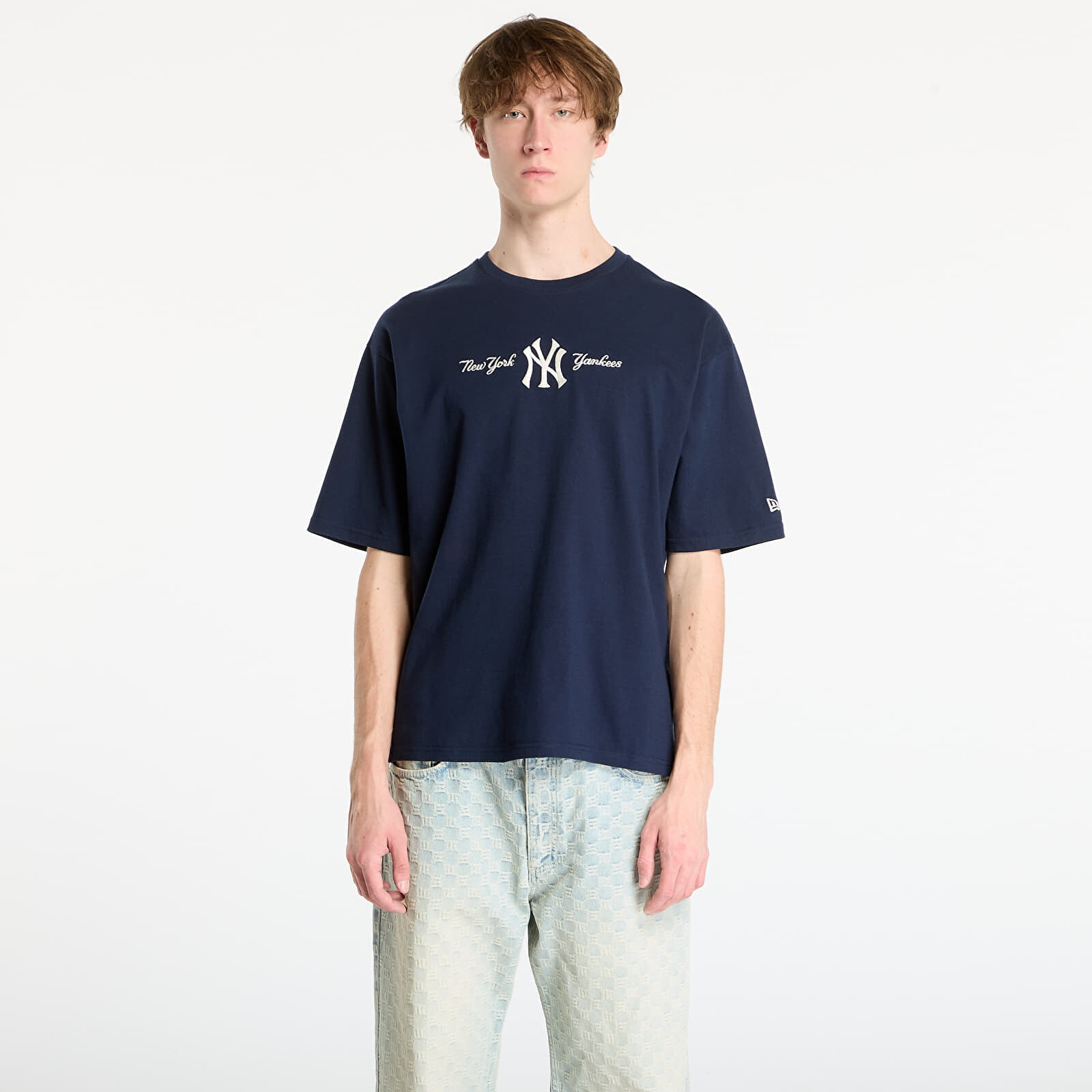 Tričko New Era MLB New York Yankees Graphic Tee UNISEX Night Shift Navy M