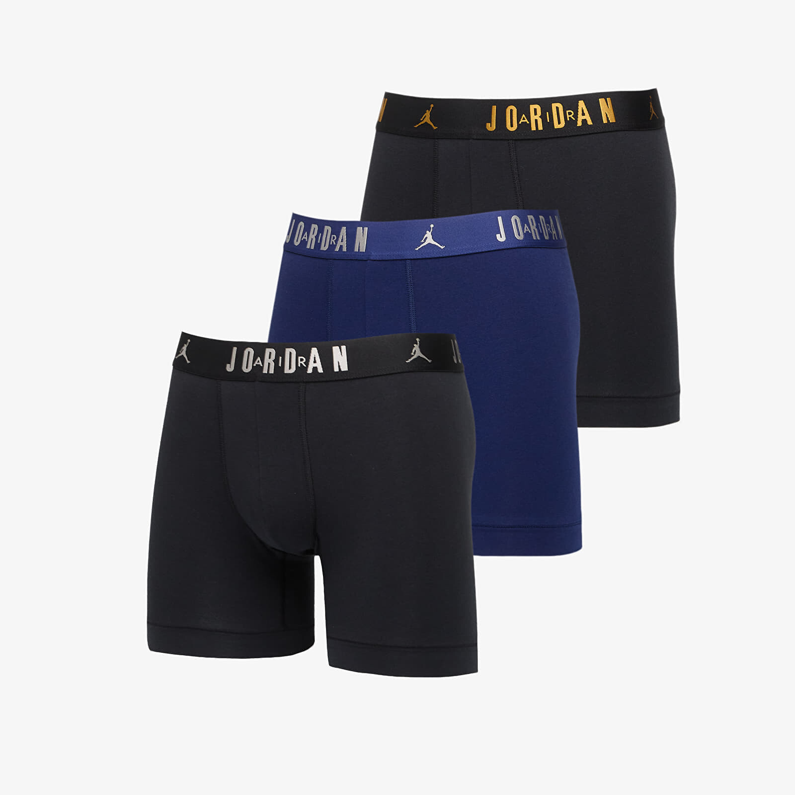 Boxerky Jordan Flight Cotton Core 3-Pack Black/ Gold S