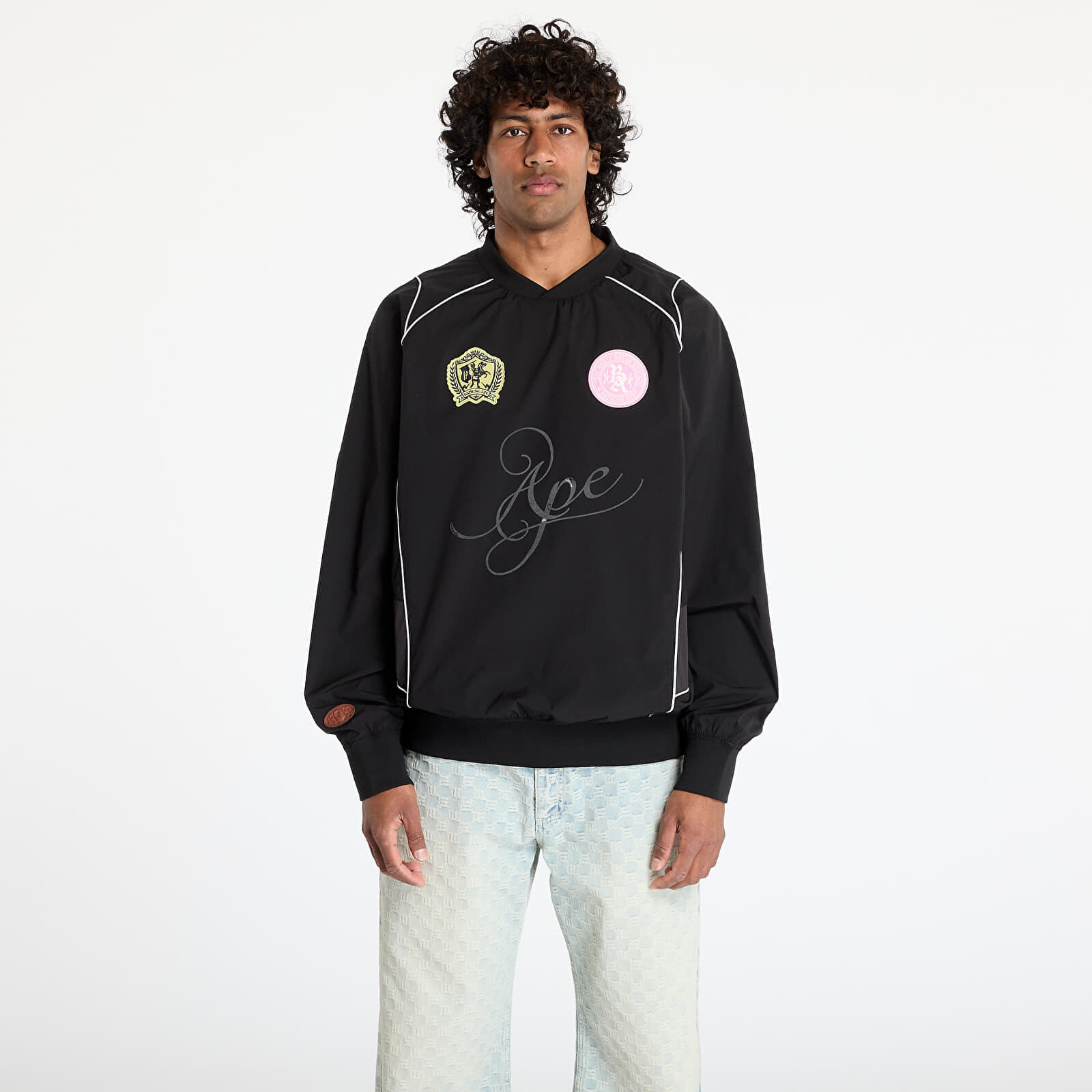 Bunda A BATHING APE Multi Logo Relaxed Fit Pullover UNISEX Black S