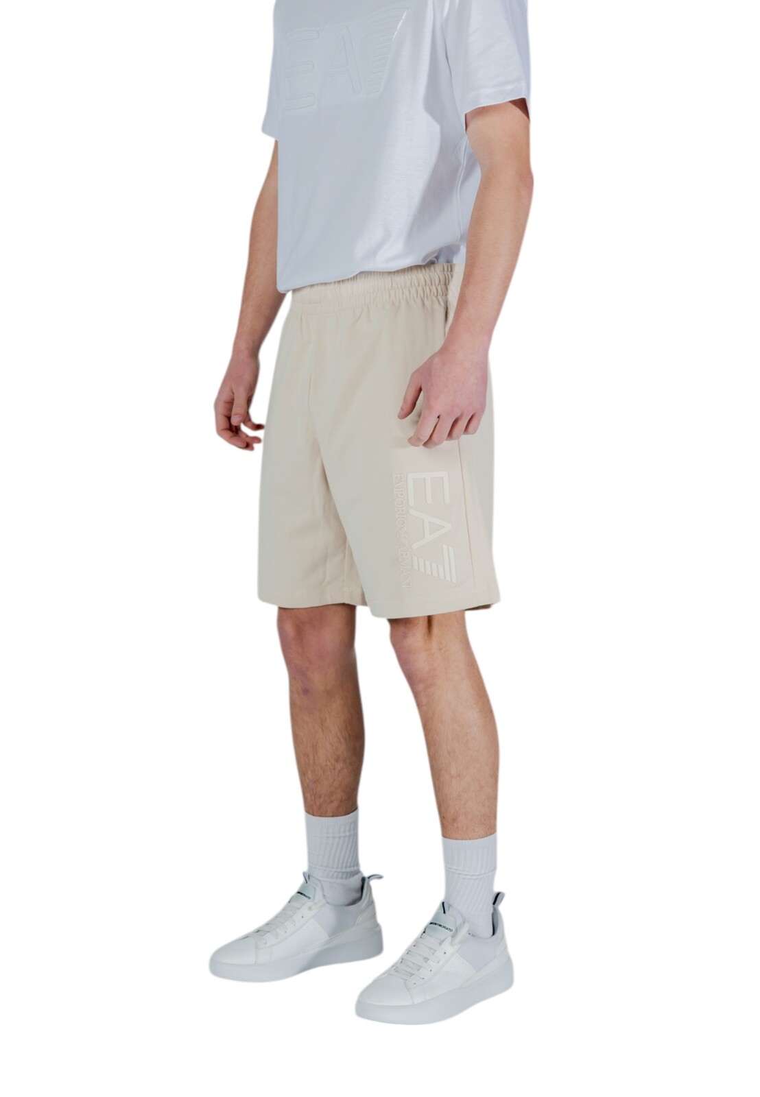 Pánske béžové bermudy EA7