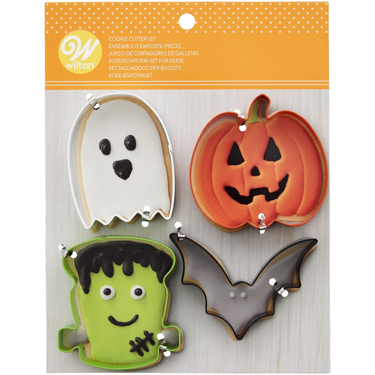 Cakesupplies Sada vykrajovačiek - Halloween Frankenstein 4 ks