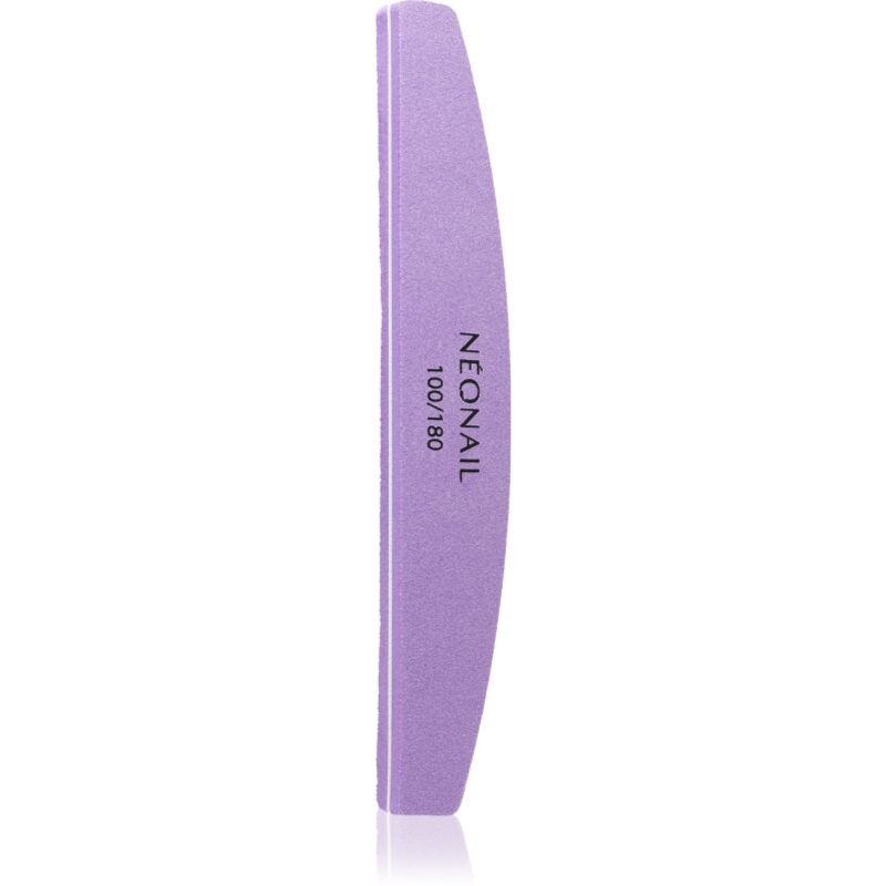 NEONAIL Nail Buffer Curved leštička na nechty typ 100/180 Violet 1 ks