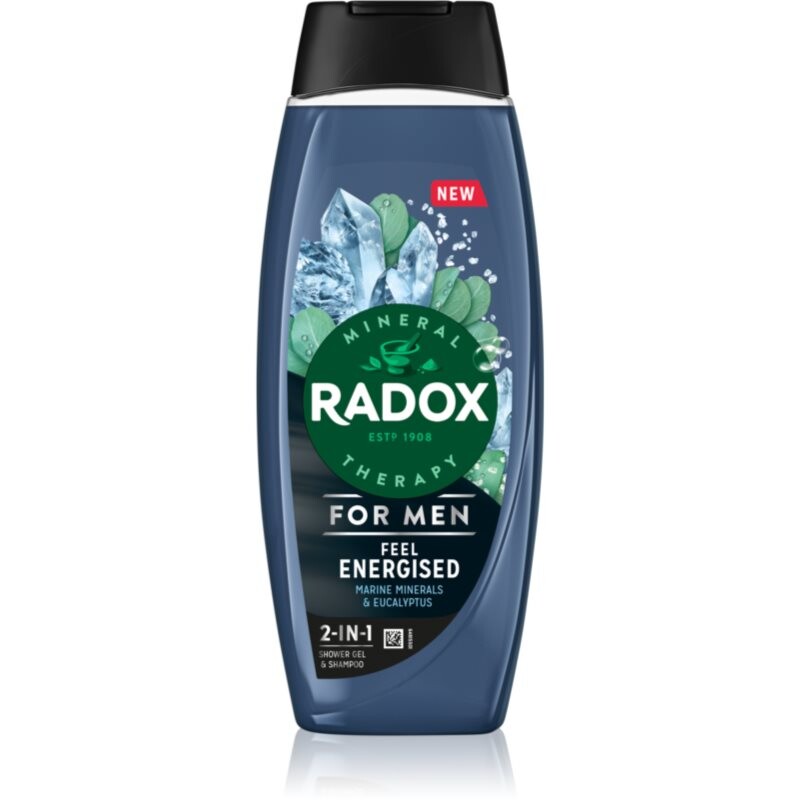 Radox Feel Energised sprchový gél pre mužov 2 v 1 450 ml