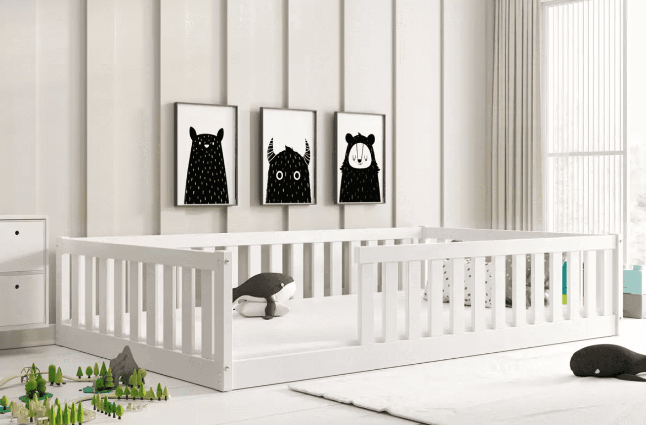 BMS Detská jednolôžková posteľ BELLA SIMA | 120 x 200 cm Farba: Biela