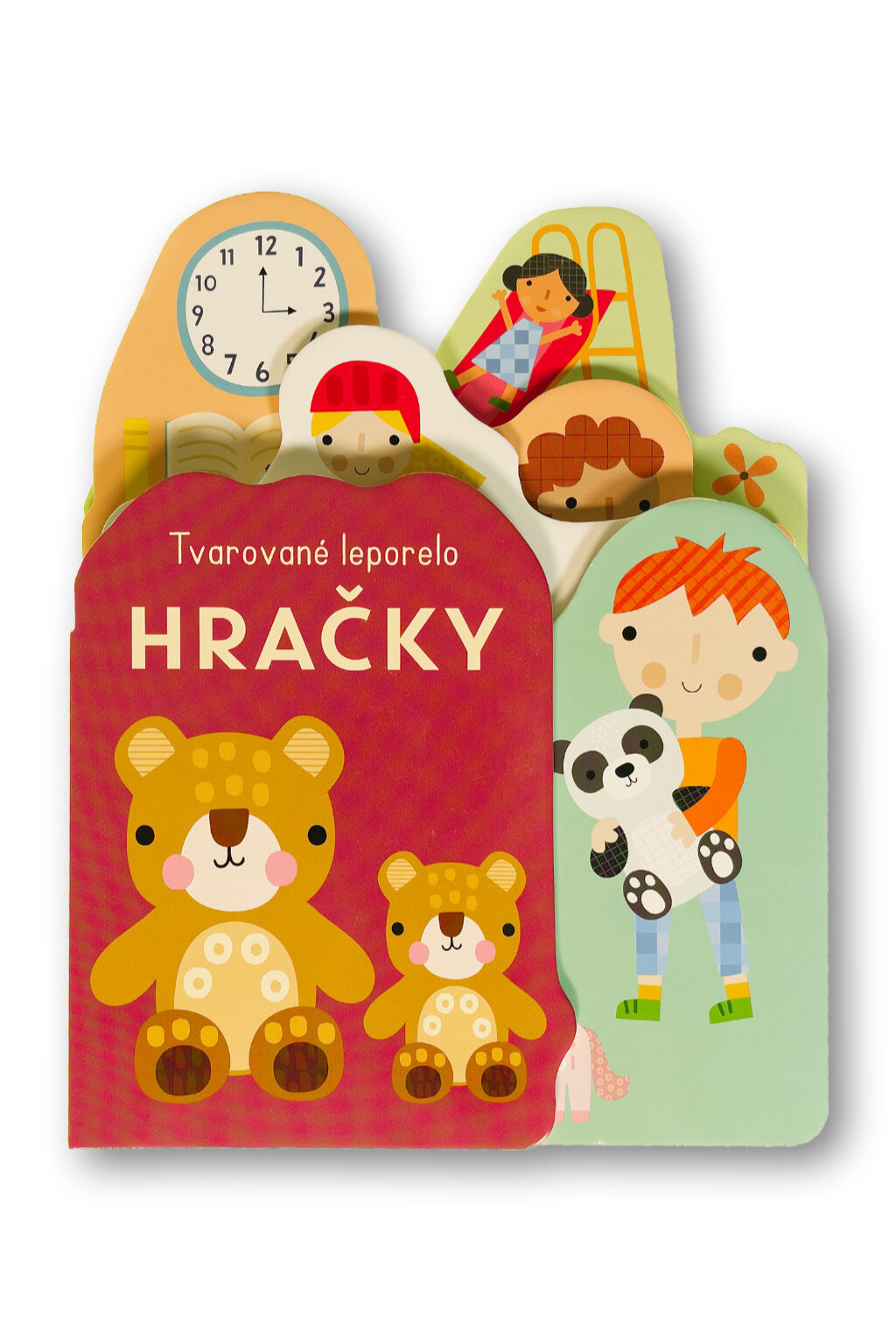 Tvarované leporelo - Hračky Sally Payne