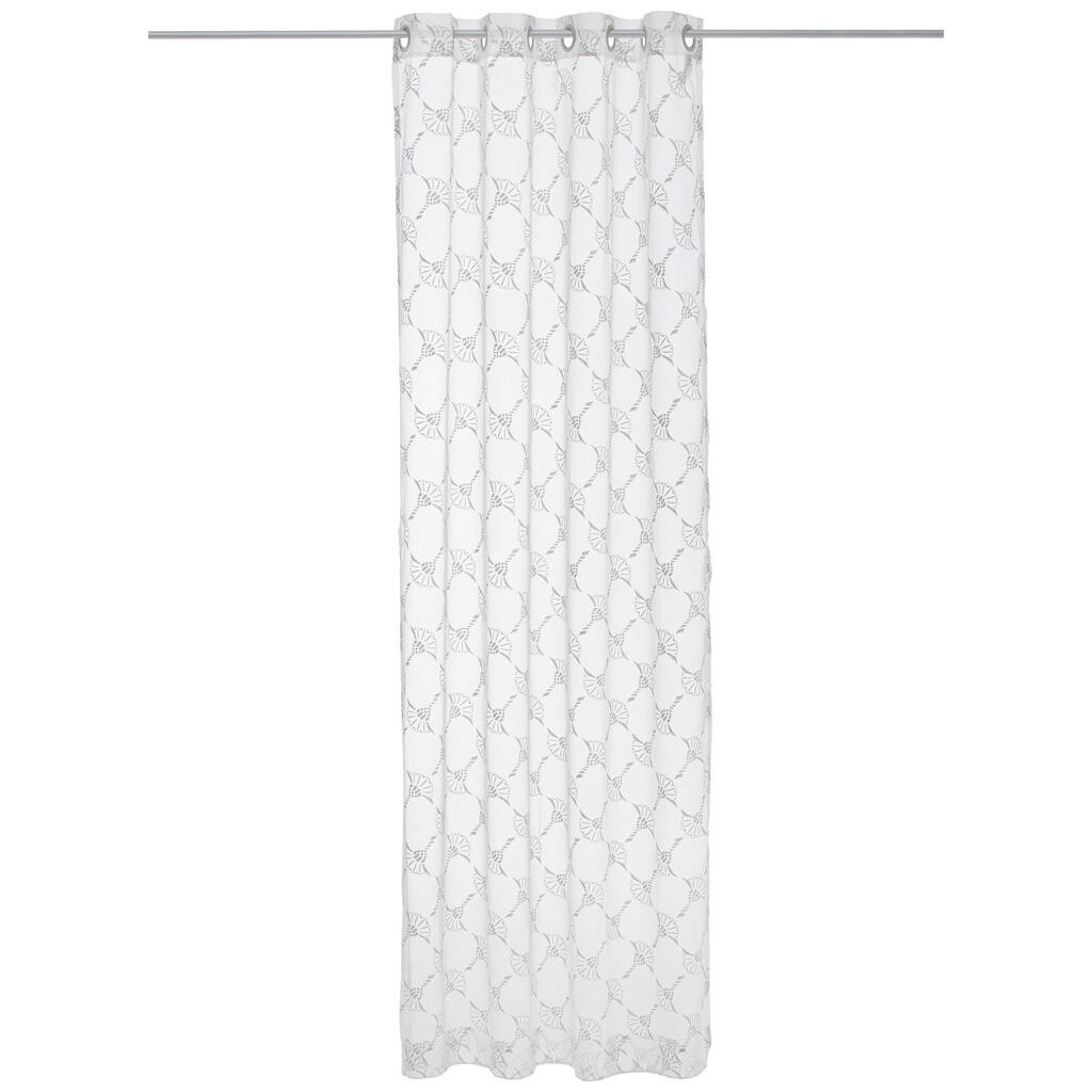 Joop! ZÁVES S OČKAMI, priehľadné, 140/250 cm