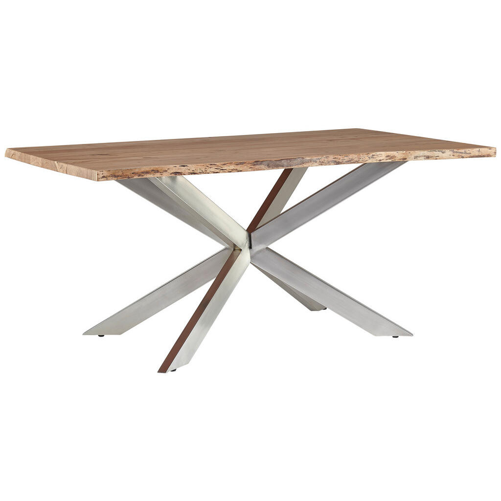 MID.YOU JEDÁLENSKÝ STÔL, akácia, prírodná farba, 160/76/100 cm