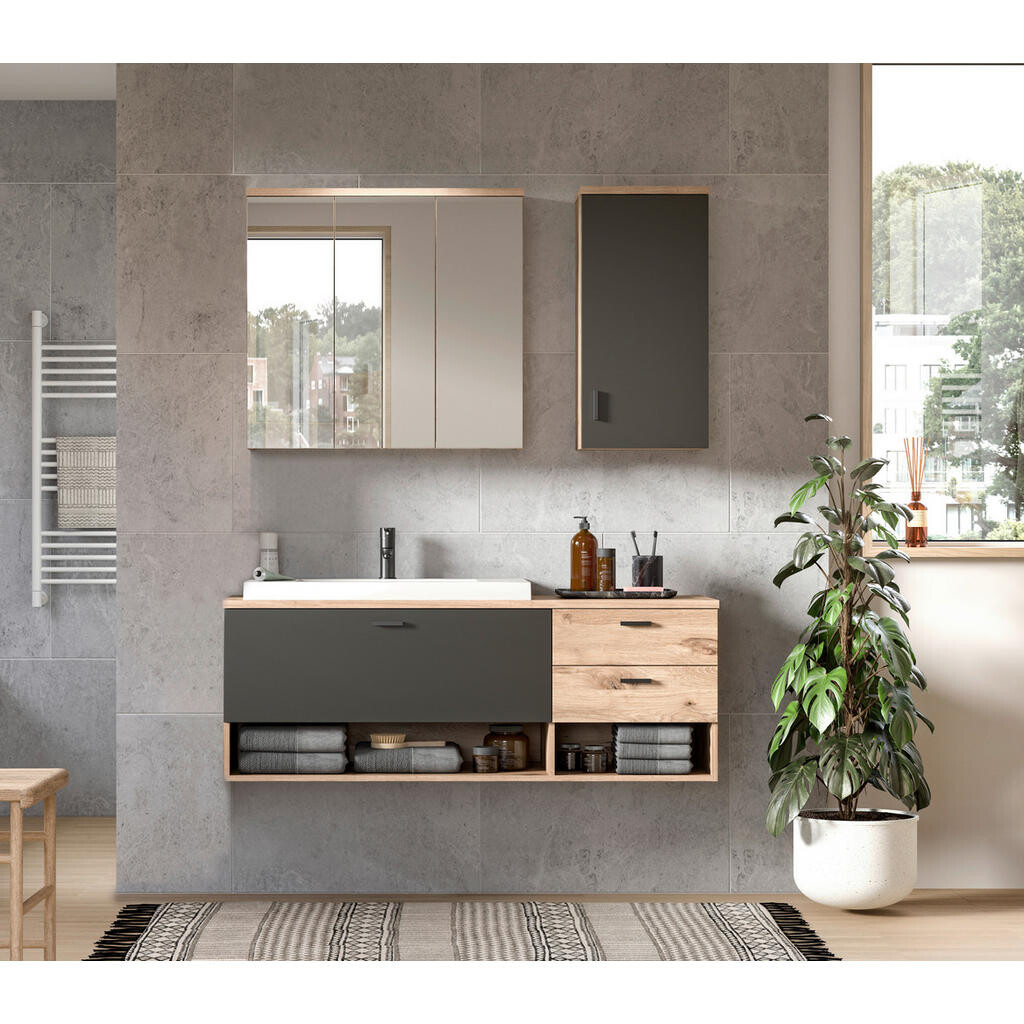 MID.YOU KÚPEĽŇA tmavosivá