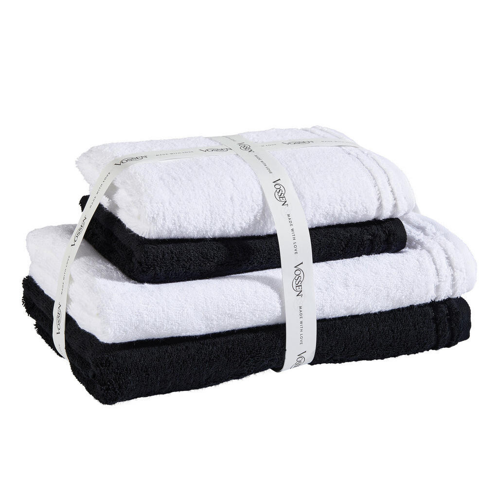 Vossen SADA FROTÉ UTERÁKOV, čierna, biela