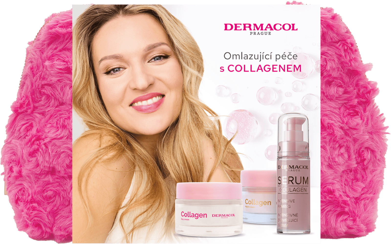 DERMACOL darčekový balíček Collagen care + sérum
