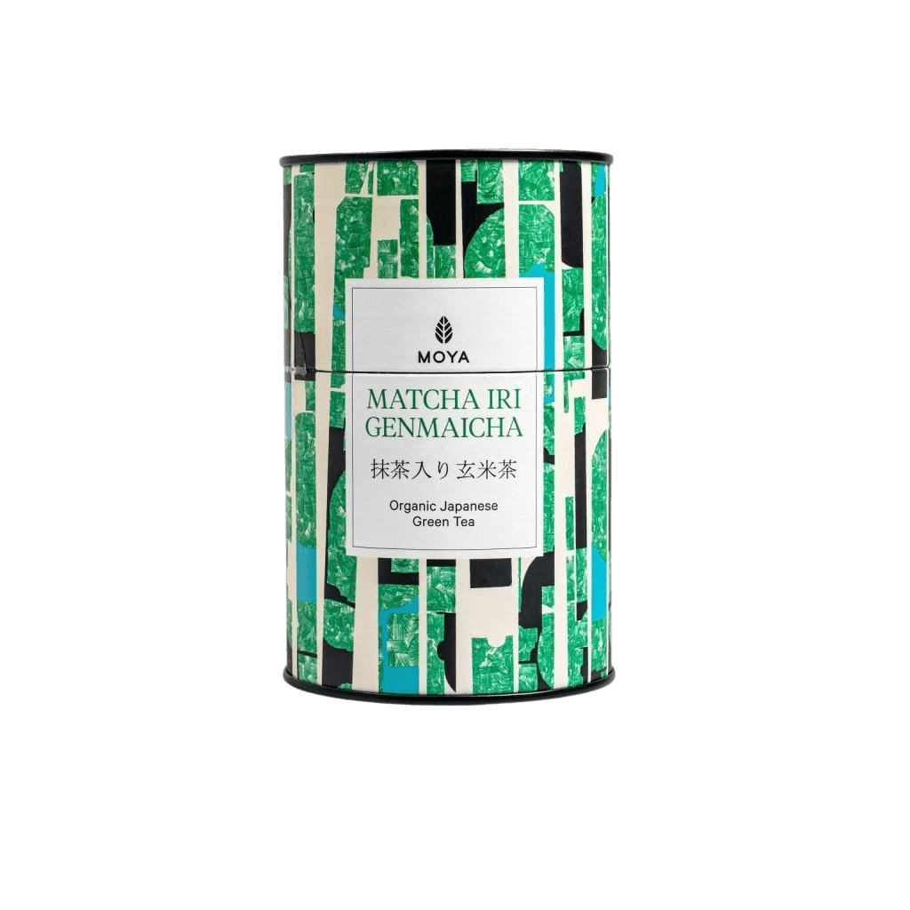 MOYA Organic japanese green tea, Matcha iri genmaicha 60 g