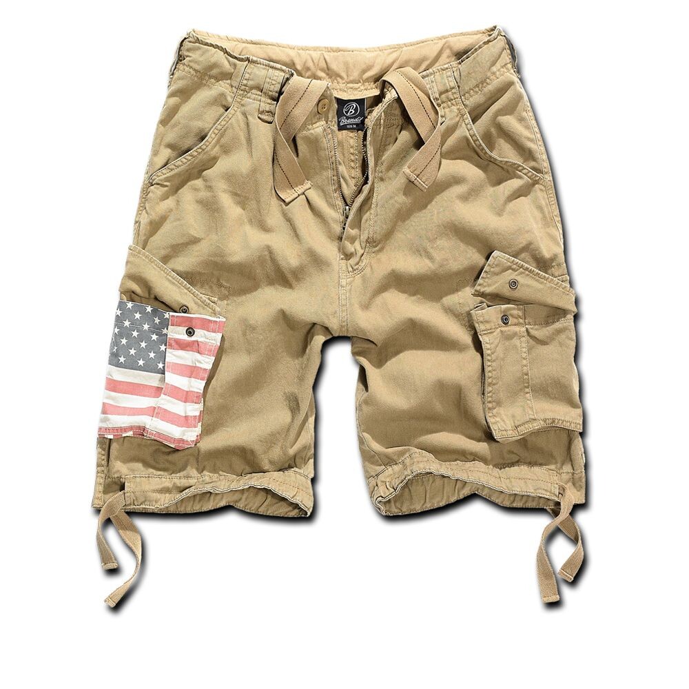 Kraťasy Brandit Urban Legend Stars - béžové, M