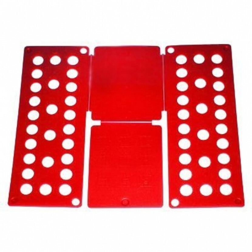 Doska na rýchloskladanie oblečenia detská - červená