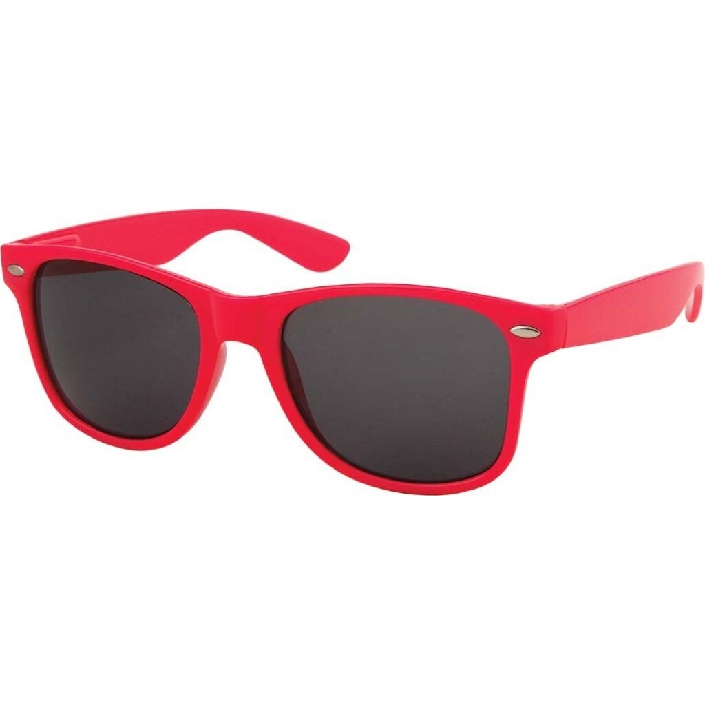 Retro okuliare Wayfarer detské - červené