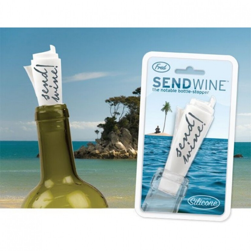 Zátka s odkazom - biela