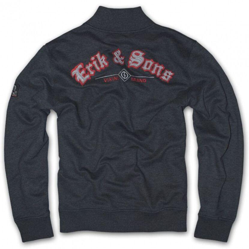 Mikina Erik and Sons Viking - sivá, S