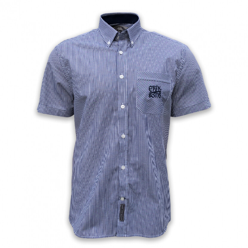 Košeľa pánska Erik and Sons Stryver - navy-biela, XL