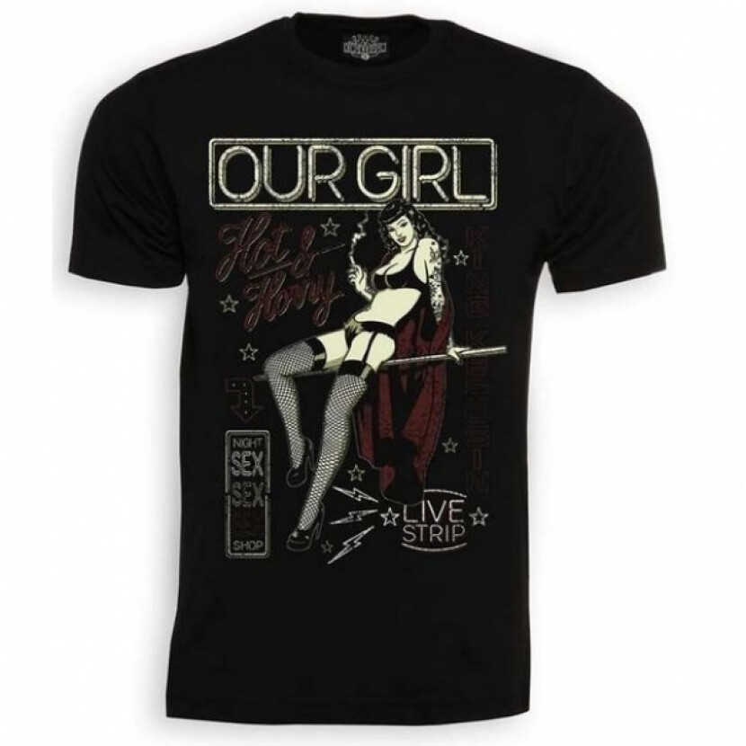Tričko King Kerozín Our Girl - čierne, S