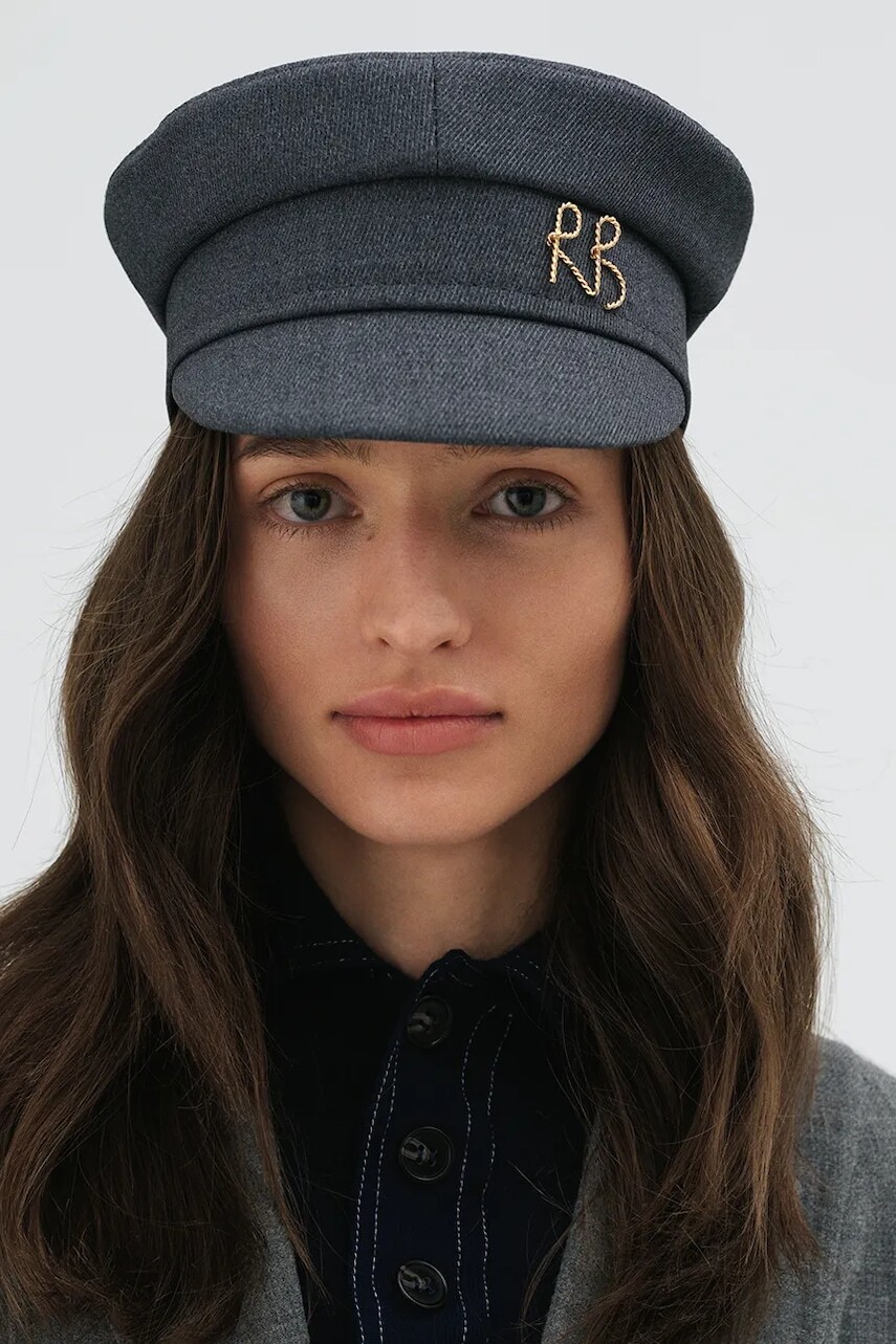 Čiapka so šiltom Ruslan Baginskiy šedá farba, KPC030-CA-MRB