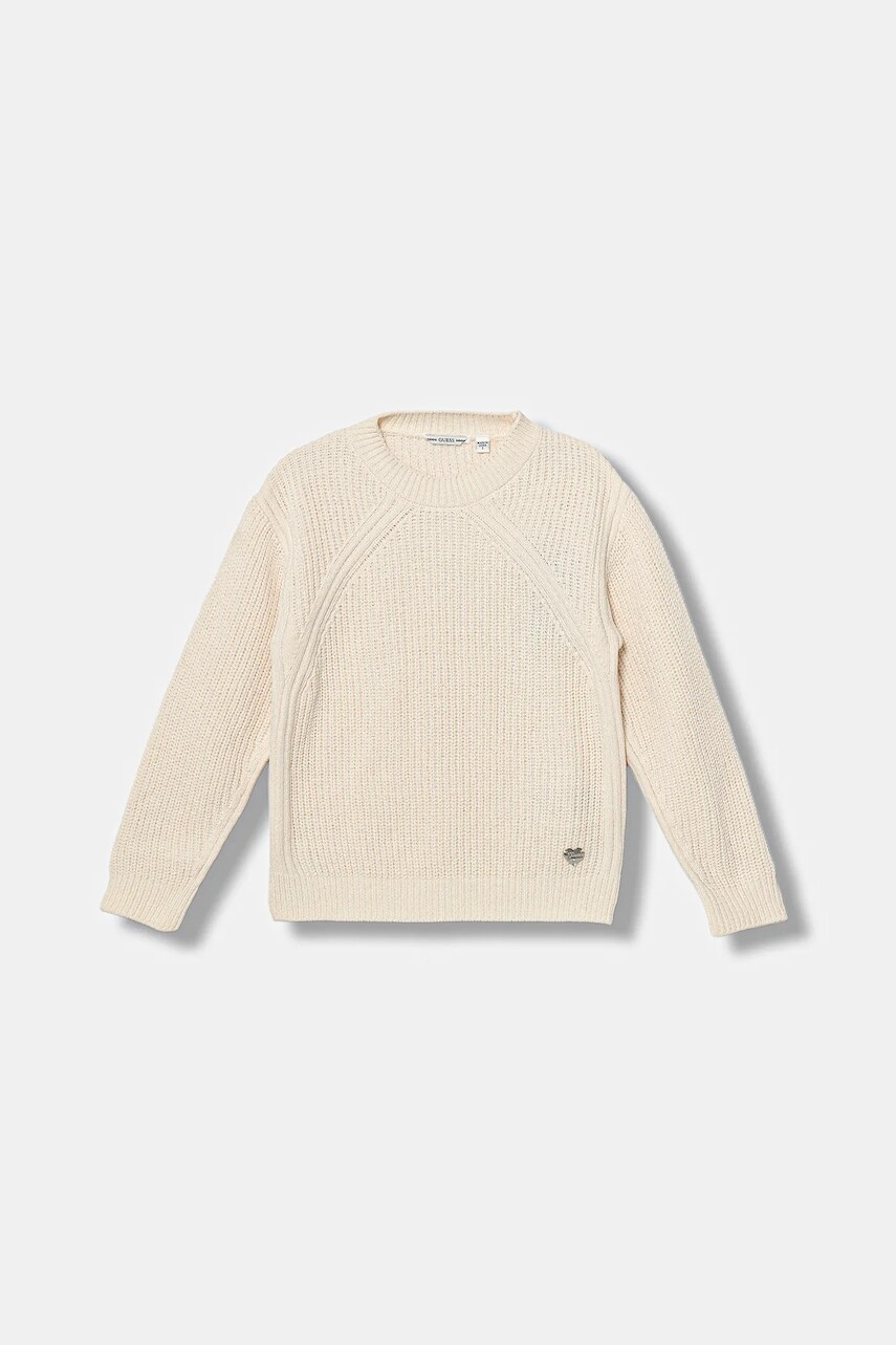 Detský sveter Guess béžová farba, J5BR08 Z3OC0