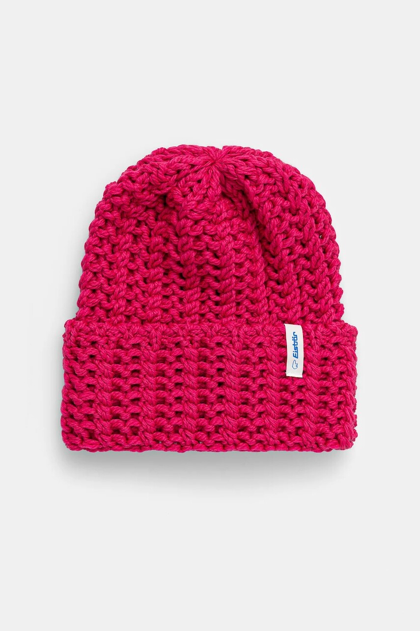 Čiapka s prímesou vlny Eisbar Selda MÜ ružová farba, E31025