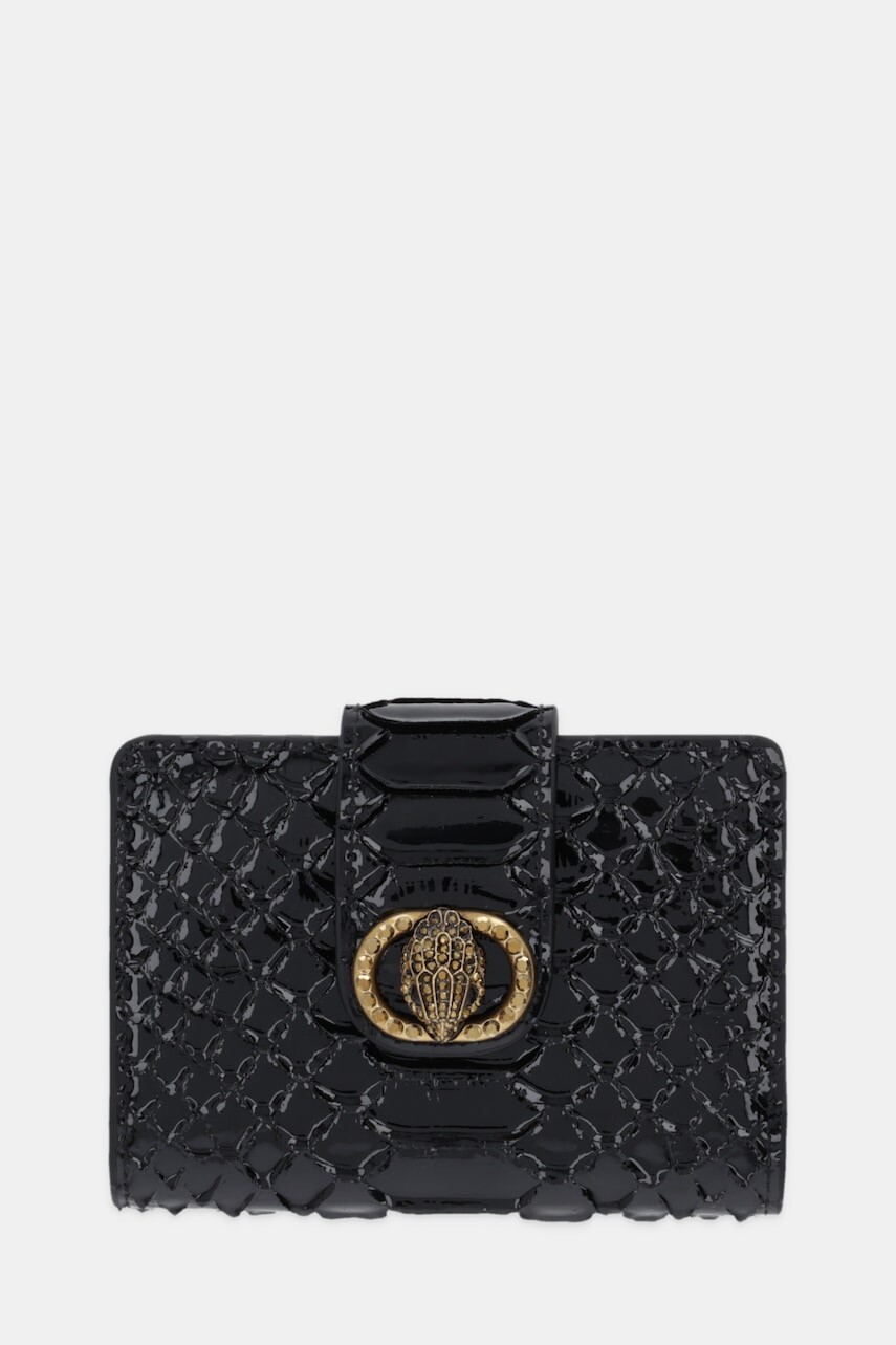 Kožená peňaženka Kurt Geiger London CHELSEA čierna farba, 3596400719