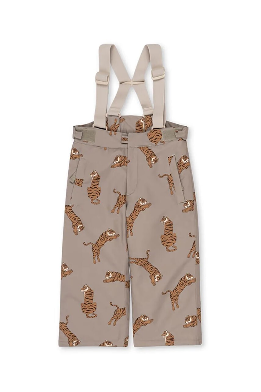 Detské nohavice Konges Sløjd MISMOU SNOW PANTS šedá farba, KS103514