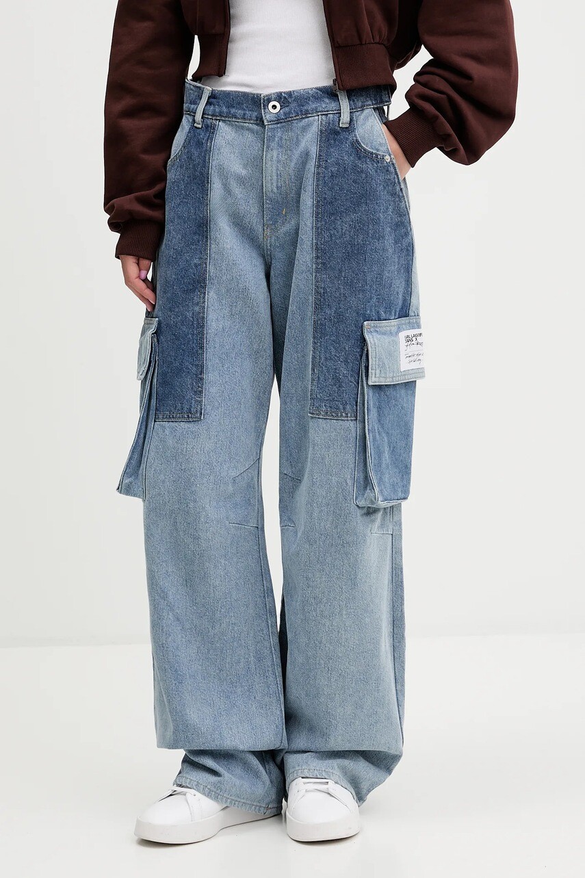 Rifle Karl Lagerfeld Jeans vysoký pás, A1W10142