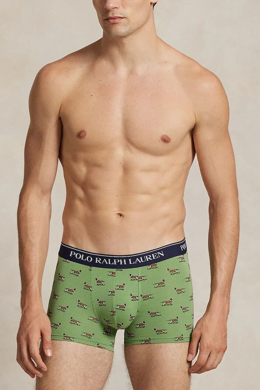 Boxerky Polo Ralph Lauren zelená farba, 714981414