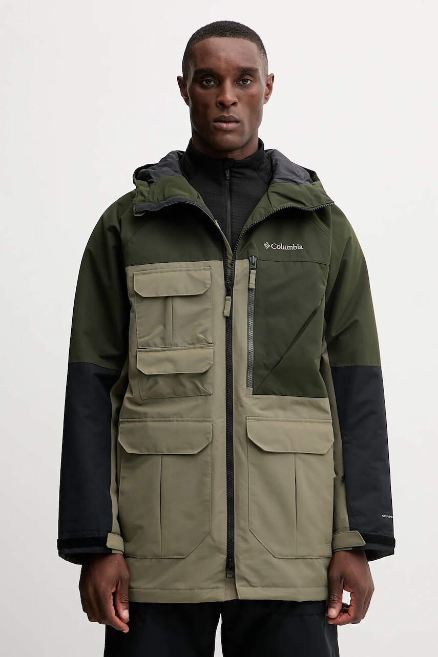 Lyžiarska bunda Columbia Coreshot zelená farba, 2133981