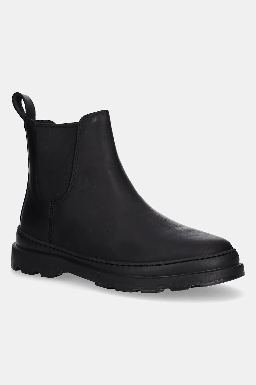Kožené topánky chelsea Camper Brutus+ čierna farba, K300534-001