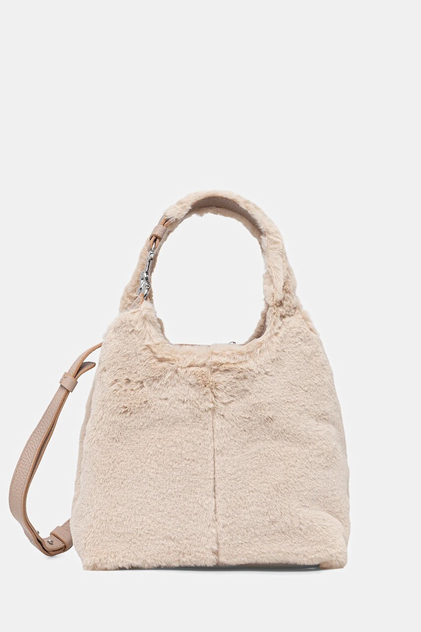 Kabelka Coccinelle béžová farba, E1.THD.58.01.01