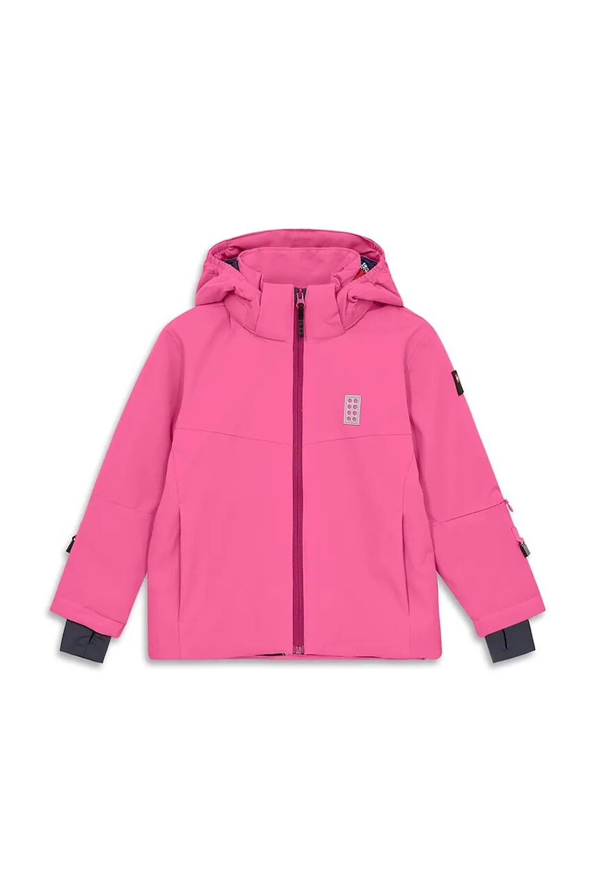 Detská bunda Lego LWJAZ 802 ružová farba, 11010971