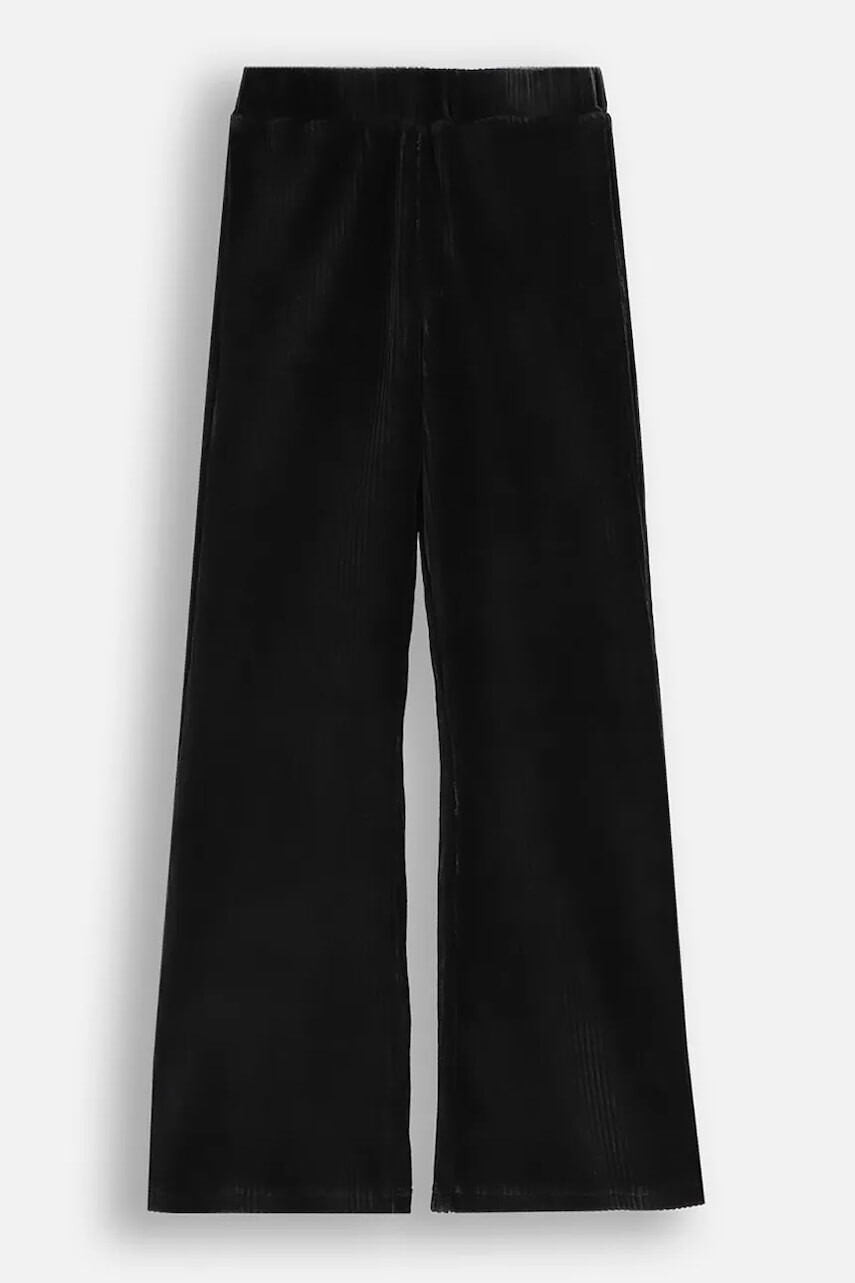 Detské nohavice Coccodrillo čierna farba, jednofarebný, CRAFT PUNK GIRL JUNIOR