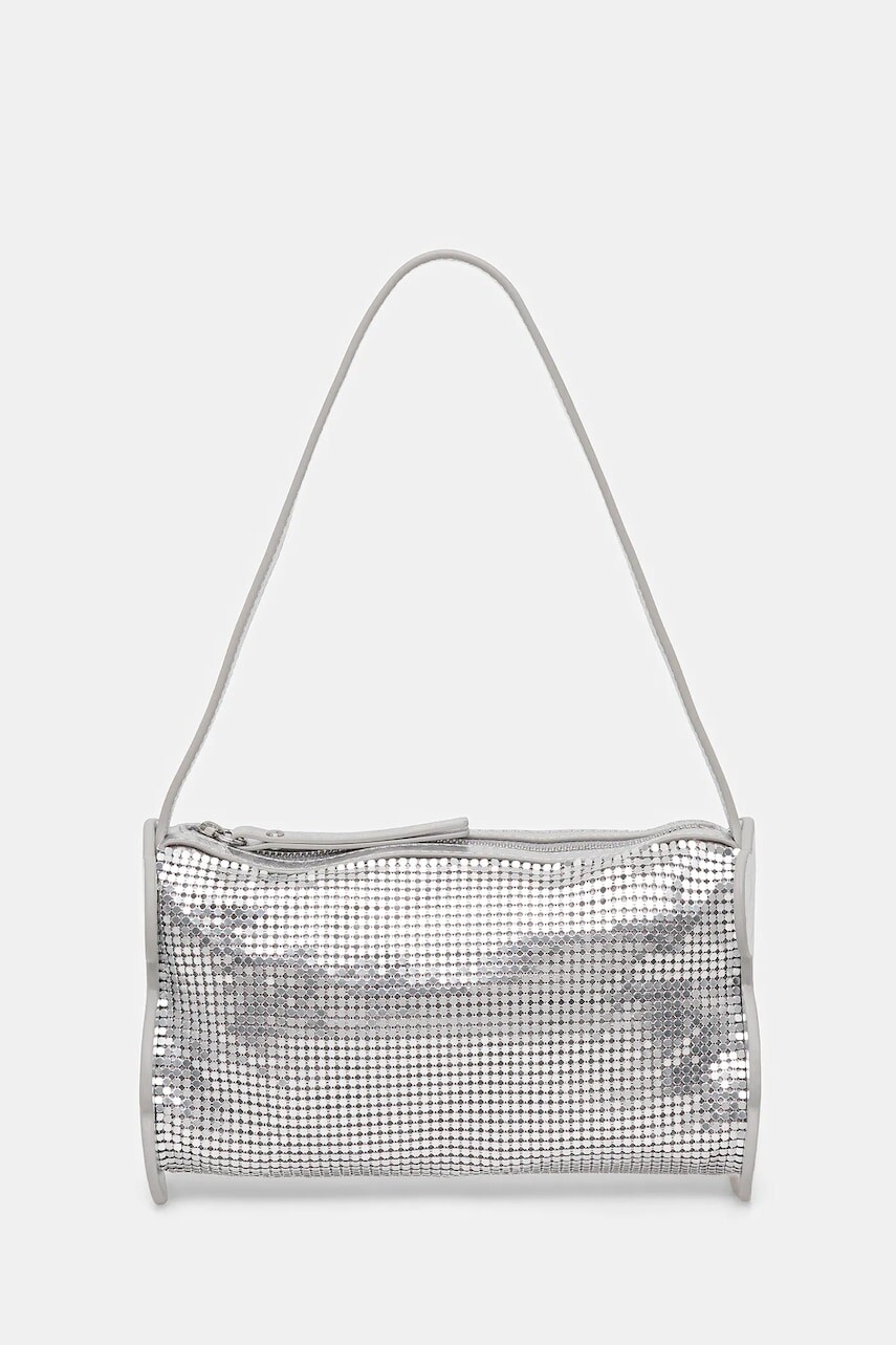 Kabelka Tous SALSI strieborná farba, 2002306856